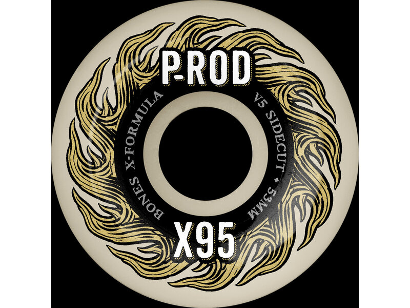 Bones Bones X-Formula P-Rod V5 Sidecut 95A Wheels - 53mm