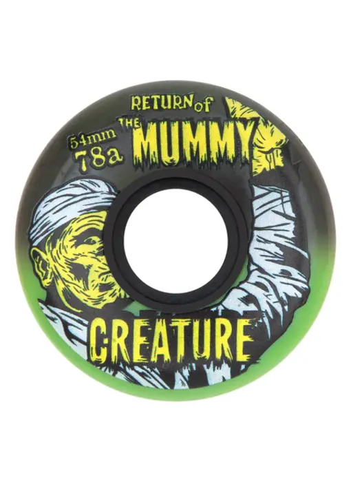 OJ x Creature Mummy Keyframe 78a Wheels - Grn/Blk 54mm