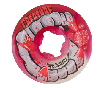OJ x Creature DNA Bloodsuckers 95a Wheels - Red/Swirl 54mm