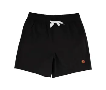 Santa Cruz Dot Pull On Black Shorts