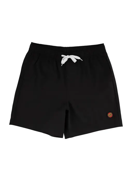 Santa Cruz Dot Pull On Black Shorts