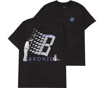 Bronze56k Roller Logo Black Shirt