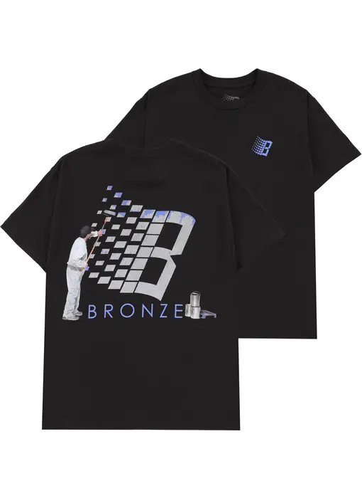 Bronze56k Roller Logo Black Shirt
