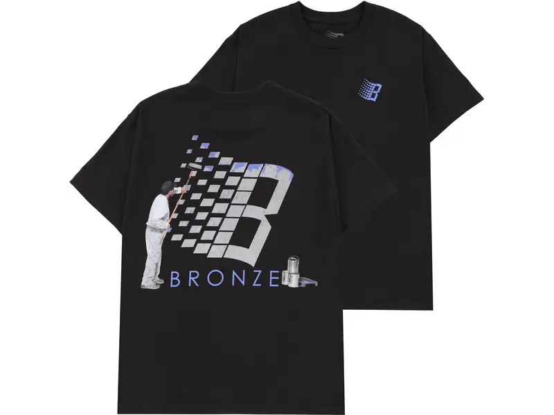 Bronze56k Bronze56k Roller Logo Black Shirt