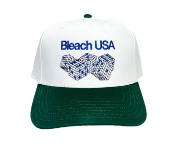 Bleach USA Threes Hat - White/Green