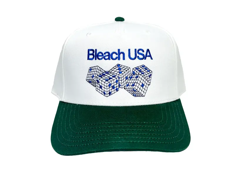 Bleach USA Bleach USA Threes Hat - White/Green