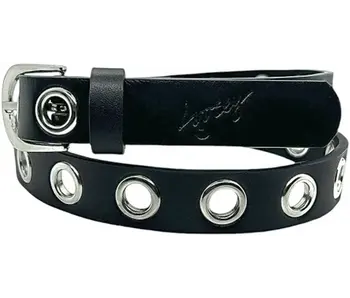 Loosey Mini Gromet Hole Belt - Black