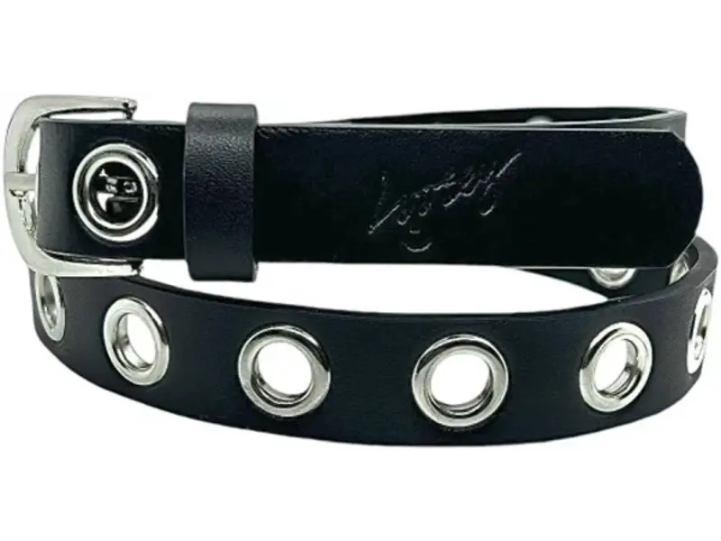 Loosey Loosey Mini Gromet Hole Belt - Black