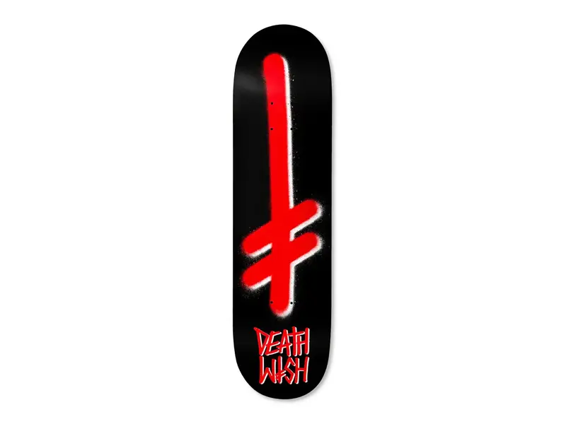 Deathwish Deathwish Gang Logo Blk/Red Deck - 8.5