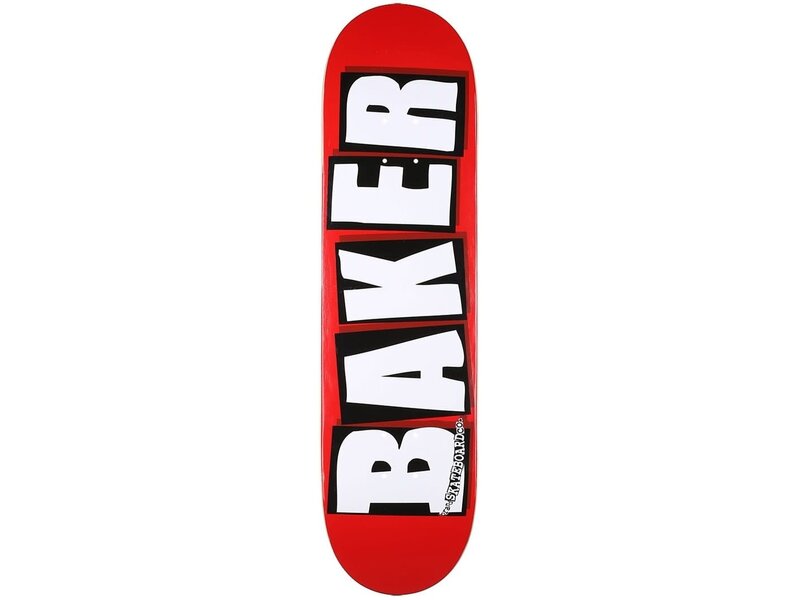 Baker Baker Brand Logo Red/White Deck - 8.5
