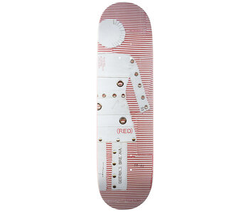 Girl Geering Red Stripe Deck 8.5