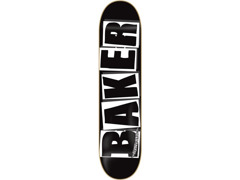 Baker Baker Brand Logo Black/White Deck - 8.475