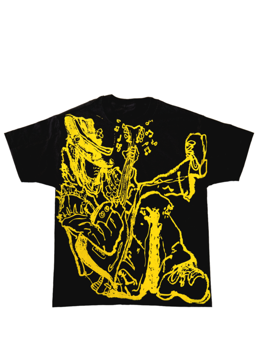 Genesis Guitar Man T-Shirt - Yellow