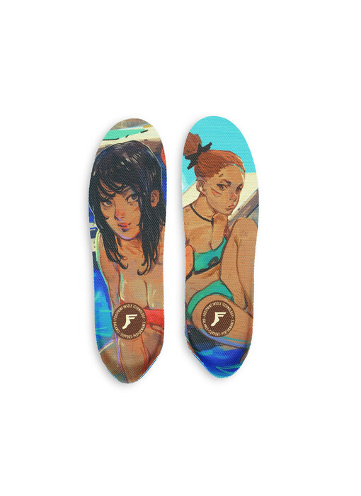 FP Heel Therapy Elite Fluid X Colours Collective Insoles -M3-8/W5-10