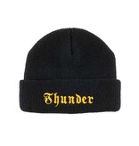 Thunder Thunder Evil Embroidered Beanie - Black/Yellow