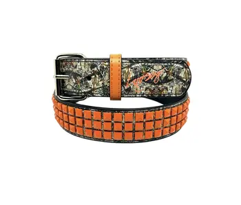 Loosey Camo Stud Belt - Orange