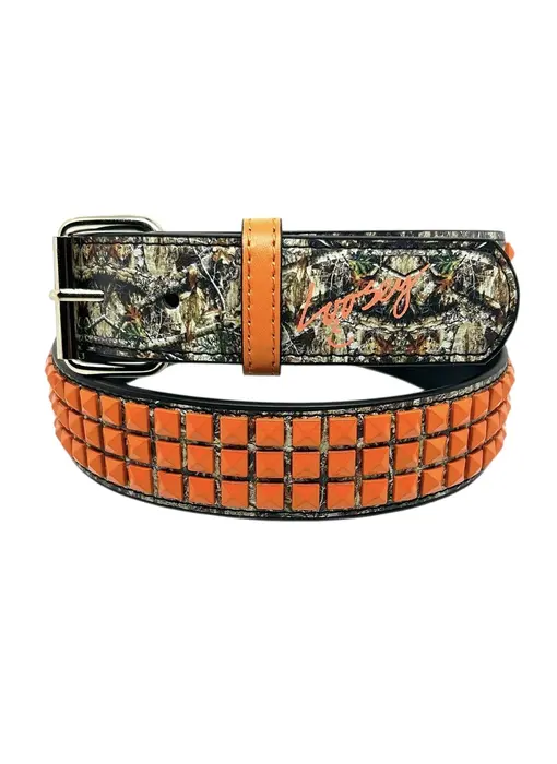 Loosey Camo Stud Belt - Orange