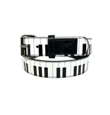 Loosey Loosey Piano Key Belt - Black/White Loosey Loosey Piano Key Belt - Black/White