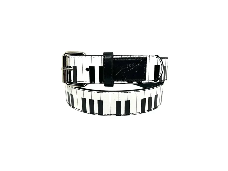 Loosey Loosey Piano Key Belt - Black/White