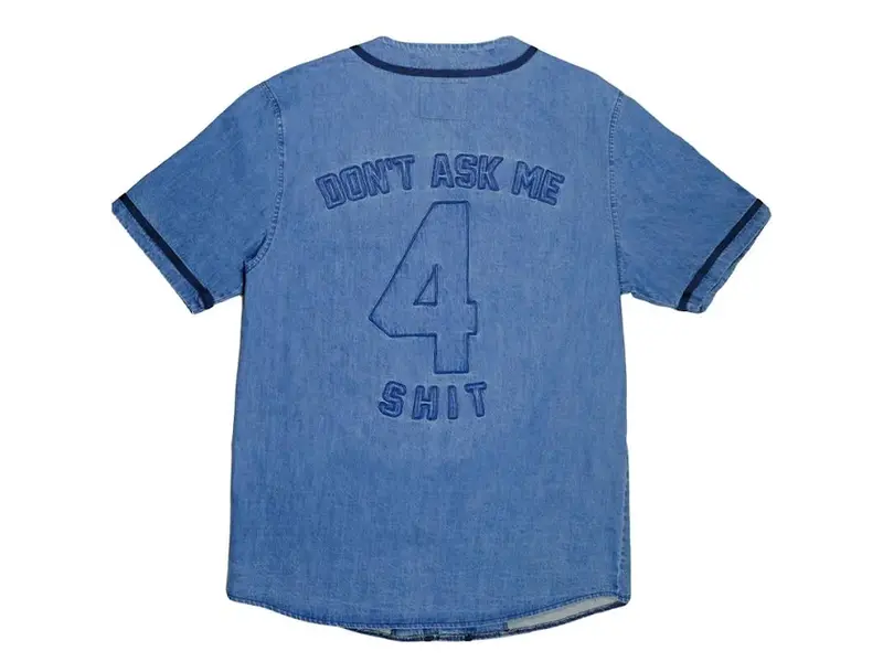 Snack Skateboards Snack Dont Ask Me 4 Shit BaseBall Jersey