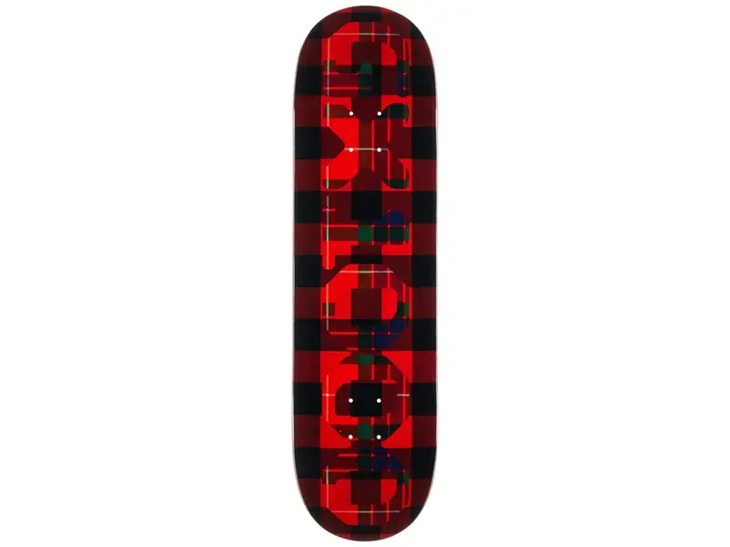 GX1000 GX1000 OG Logo Tartan Red Deck - 8.5