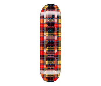 GX1000 OG Logo tartan White Deck - 8.25