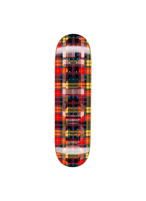 GX1000 OG Logo tartan White Deck - 8.25