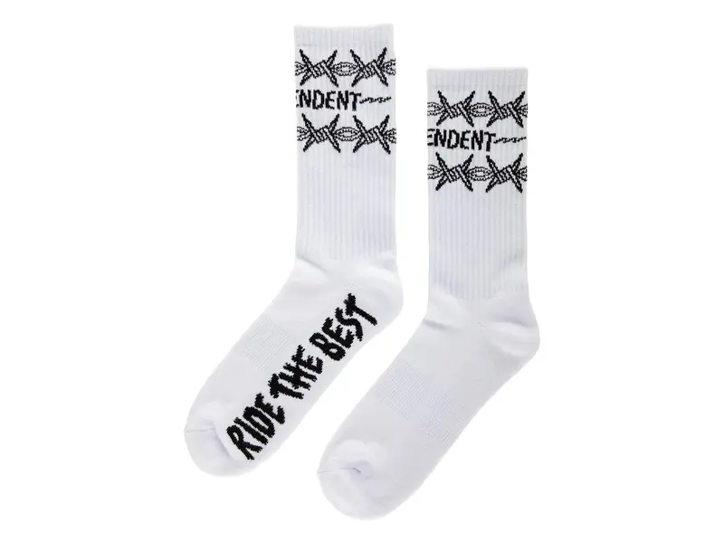 Independent Independent Batrud Notebook Socks - White
