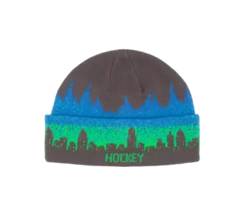 Hockey Lights Out Beanie - Grey