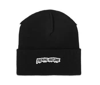 FA Little Stamp Embroidered Beanie - Black
