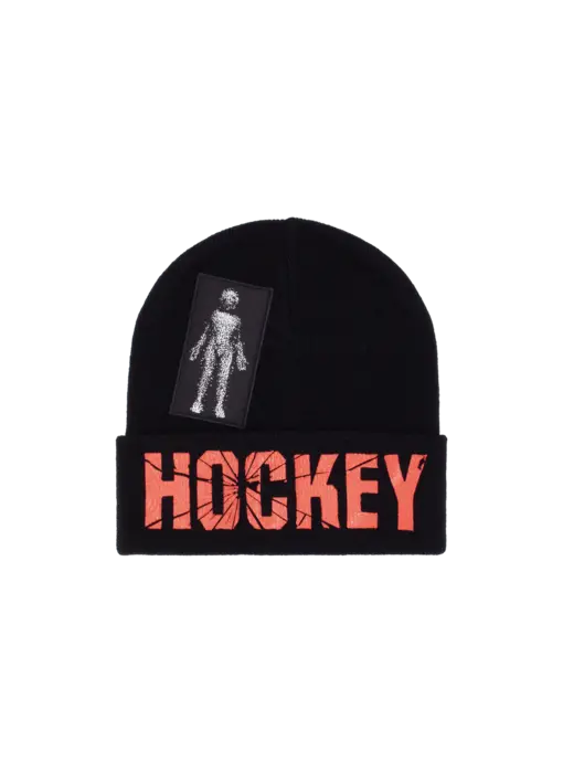 Hockey Newborn Beanie - Black