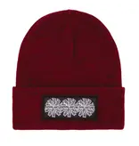 HOCKEY FA Three Spiral Edge Beanie - Burgundy