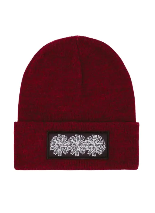FA Three Spiral Edge Beanie - Burgundy