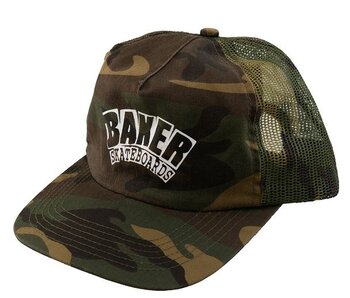 Baker Arch Logo Trucker Hat - Camo