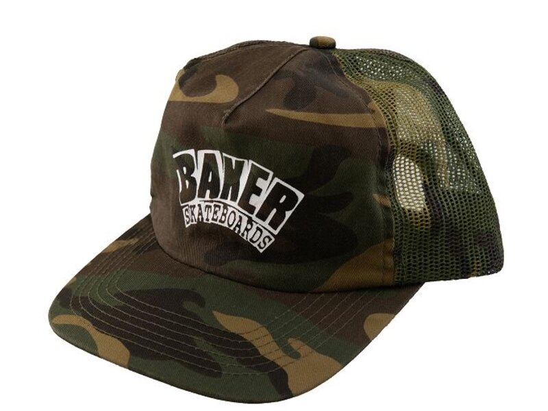 Baker Baker Arch Logo Trucker Hat - Camo