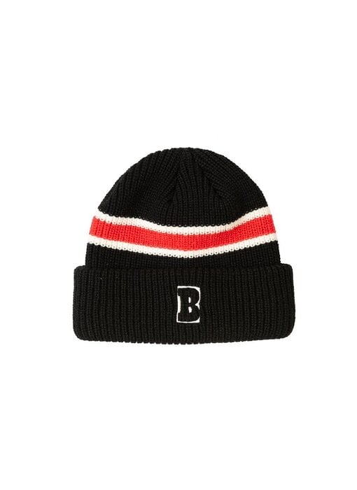 Baker B Logo Beanie - Black/Red
