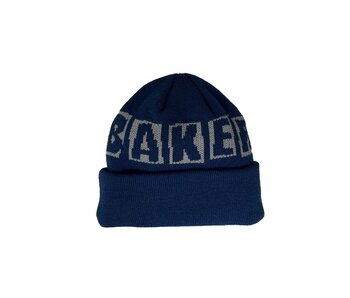 Baker Brand Logo Beanie - Navy