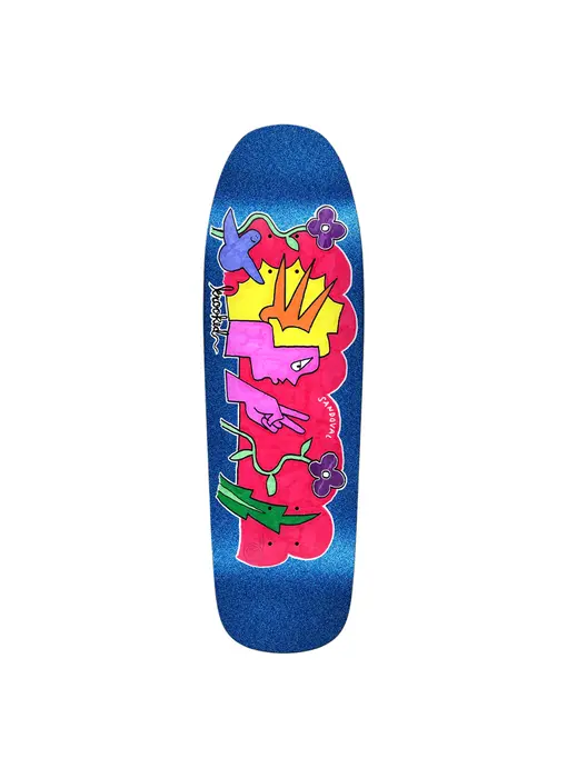 Krooked Sandoval Peace Sign Deck - 9.81