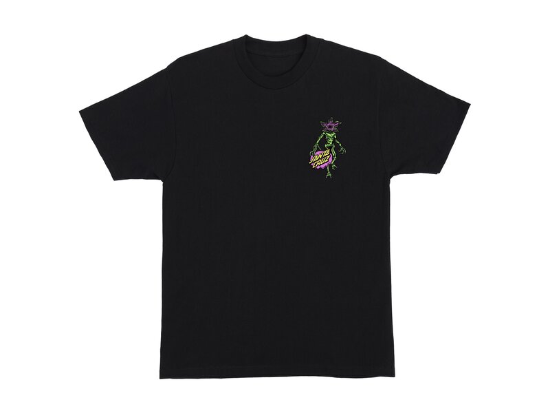 Santa Cruz Santa Cruz Stranger Things Demogorgon Dot Heavyweight Black Shirt -