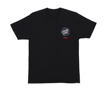 Santa Cruz Stranger Things Hellfire Pit S/S Heavyweight Black Shirt -
