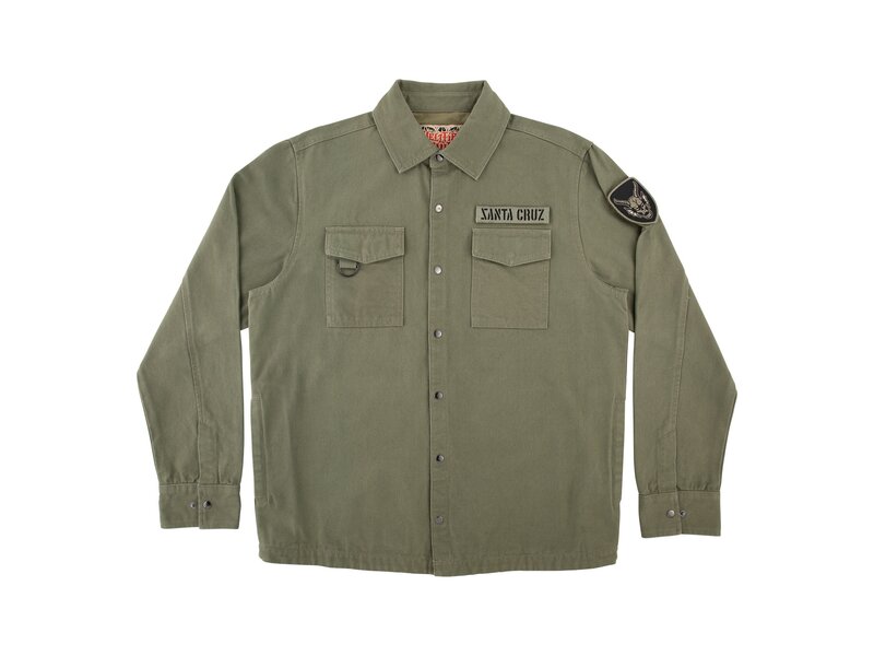 Santa Cruz Santa Cruz Stranger Things Crawl Utility Army Jacket -