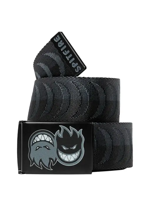 Spitfire Eternal Crescent Jacquard Belt - Charcoal/Black