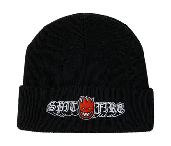 Spitfire Old E Bighead Embroidered Beanie - Black