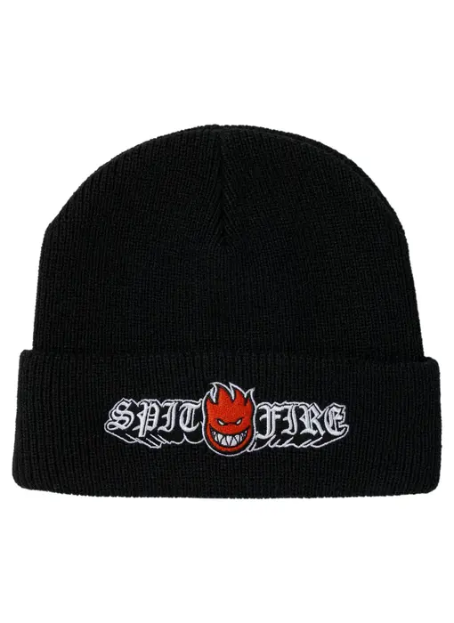 Spitfire Old E Bighead Embroidered Beanie - Black