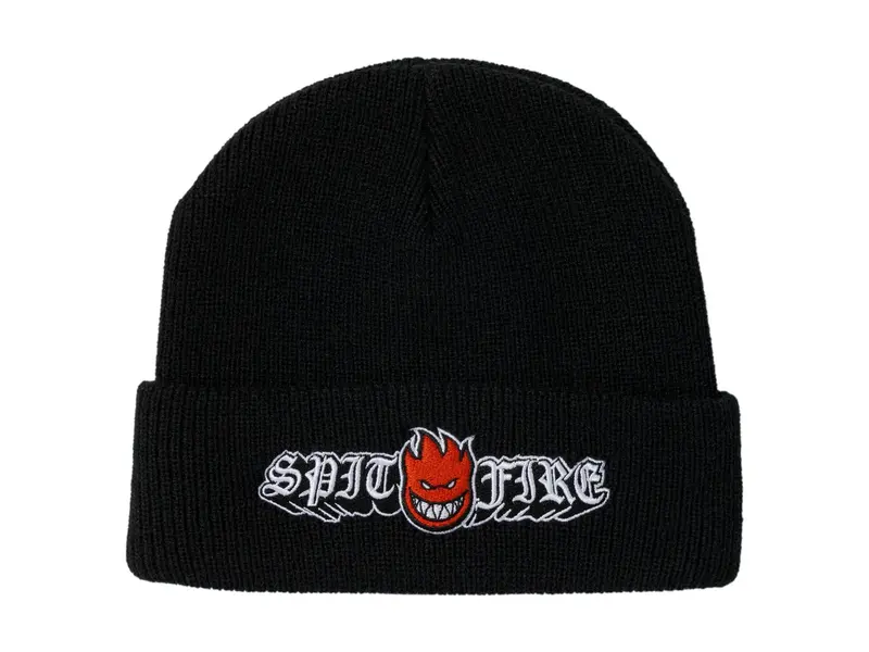 Spitfire Spitfire Old E Bighead Embroidered Beanie - Black