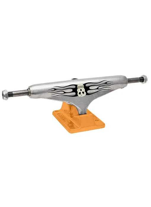 Independent Stage 11 Berle Skull Silver Orange Truck