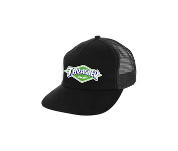 Huf x Thrasher Logo Twill Trucker Hat