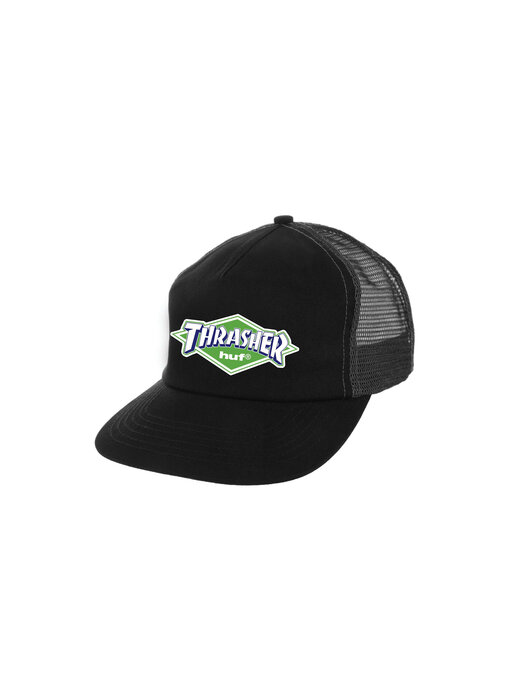 Huf x Thrasher Logo Twill Trucker Hat