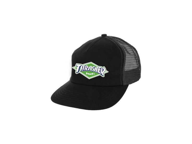 huf Huf x Thrasher Logo Twill Trucker Hat