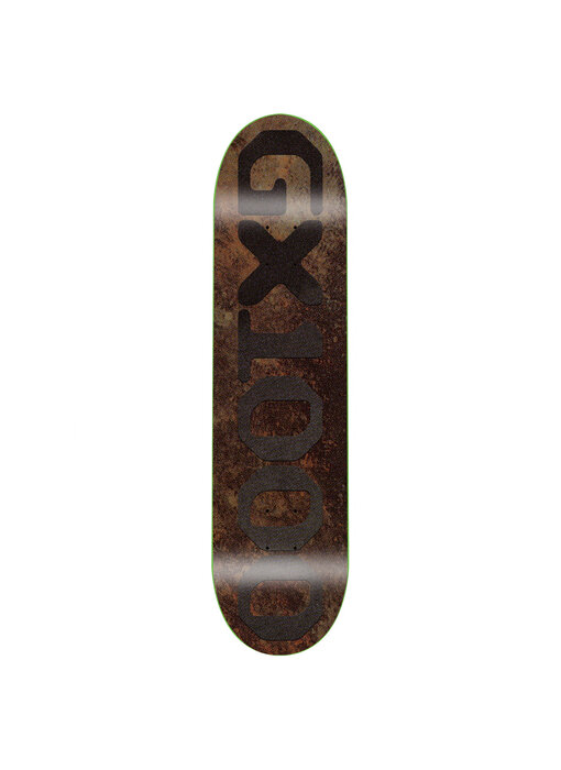 GX1000 OG Logo Patina Black Font Deck - 8.75
